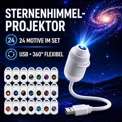 Proiettore galaxy 24in 1 - 5d,